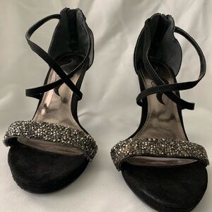 Elegant Black Strappy Heels